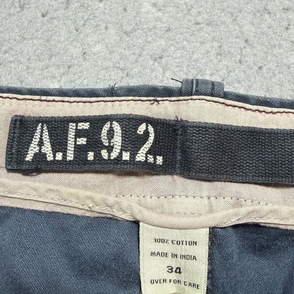 VTG Y2k Abercrombie & Fitch Cargo Shorts Navy Paratrooper Men’s 36 Utility